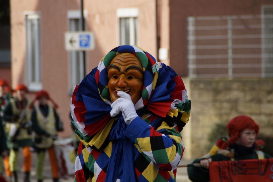 Karnaval pakaian badut festival