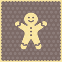 Gingerbread man Icon