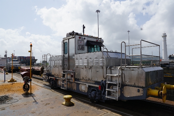 Track train asphalt transport Photo