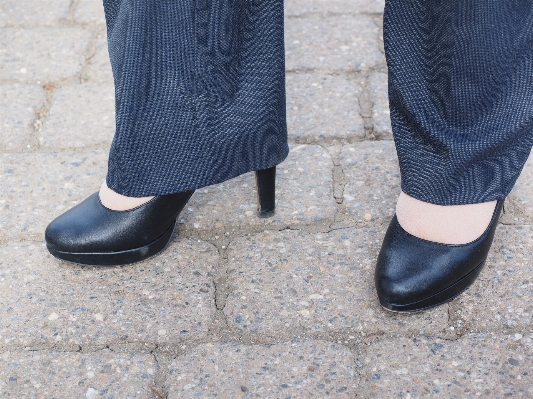 Shoe leather feet boot Photo