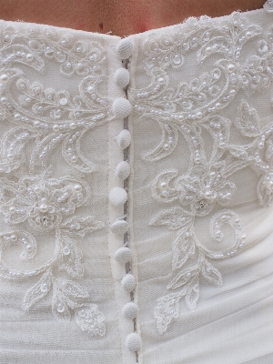 White pattern lace clothing Photo