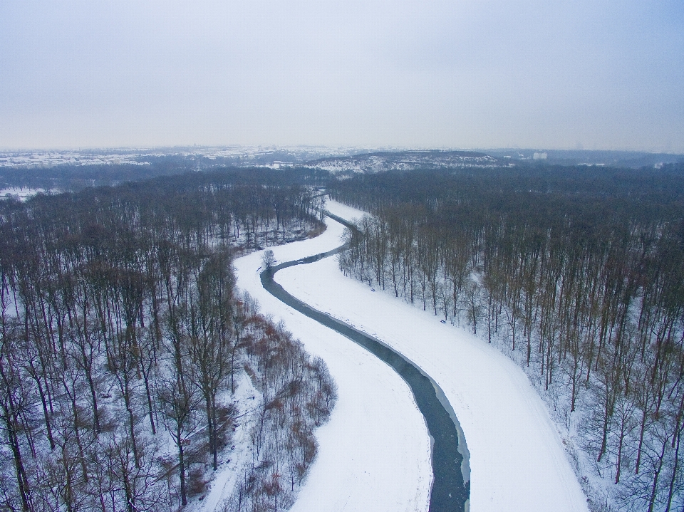 Krajobraz woda natura góra