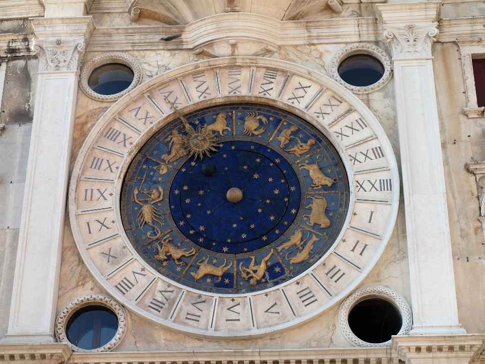 Architecture structure clock italy