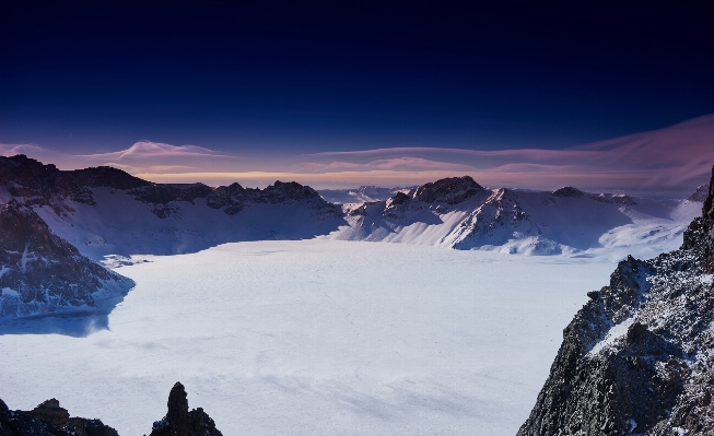 Mountain snow winter range Photo