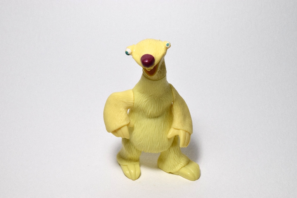 Animal yellow toy material