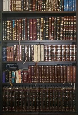 Foto Rak mebel buku perpustakaan