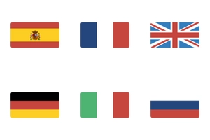 Flat europe flag 