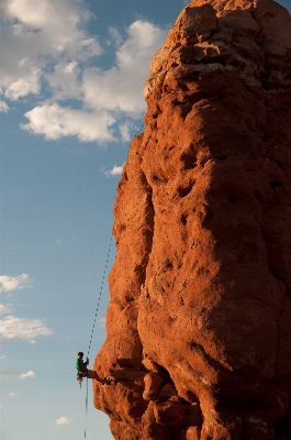 Landscape rock rope sport Photo