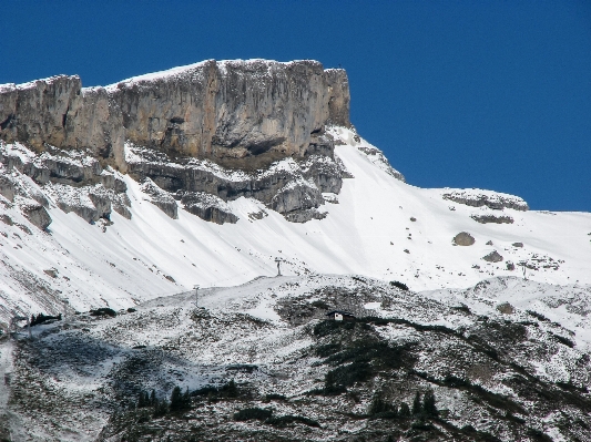 Berg schnee winter wandern
 Foto