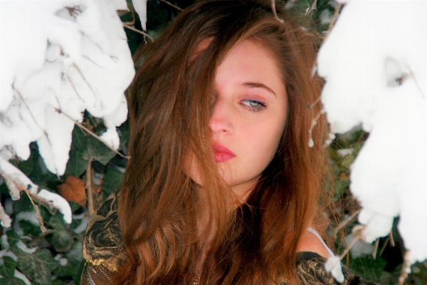 Person snow winter girl Photo