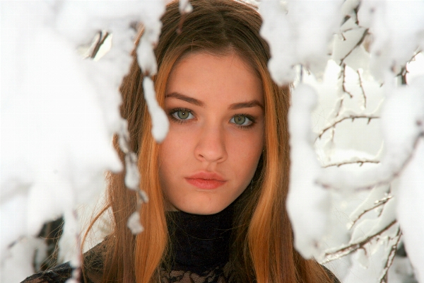 Person snow winter girl Photo