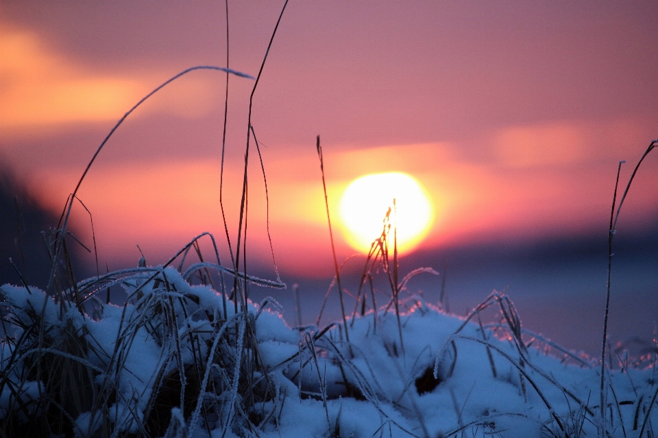 Berg schnee winter wolke