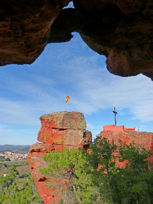 Rock mountain formation cliff Photo