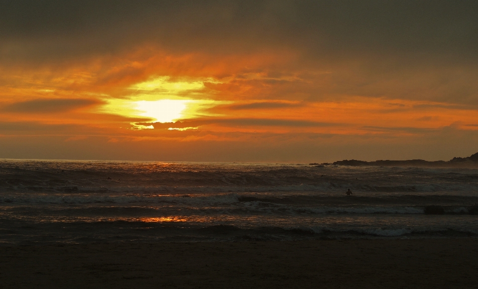 Beach landscape sea coast