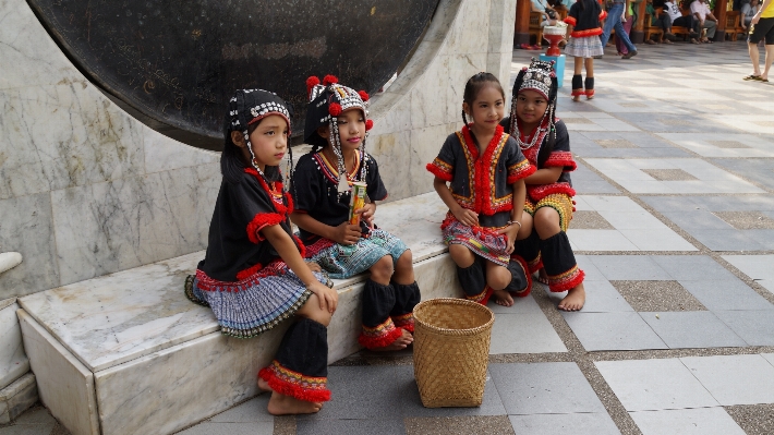 Cute lady tourism thailand Photo