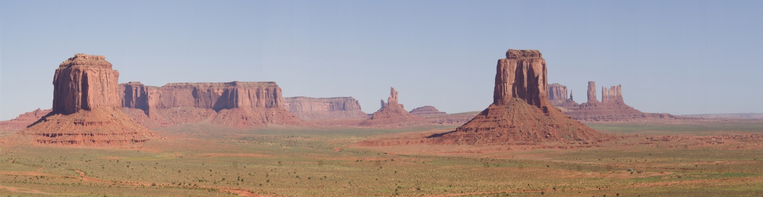 Landscape rock desert panorama Photo