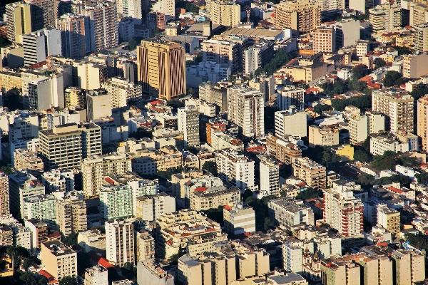 Landscape skyline town city Photo