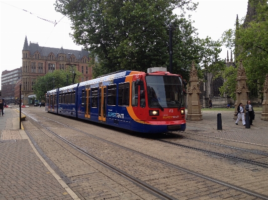 Zdjęcie Ulica miasto tramwajowy transport