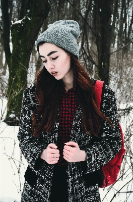 Person winter girl woman Photo