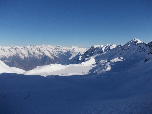 Photo Montagne neige hiver ciel