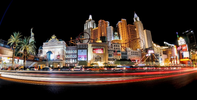 Landscape night desert urban Photo