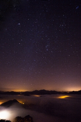 Horizon sky night star Photo