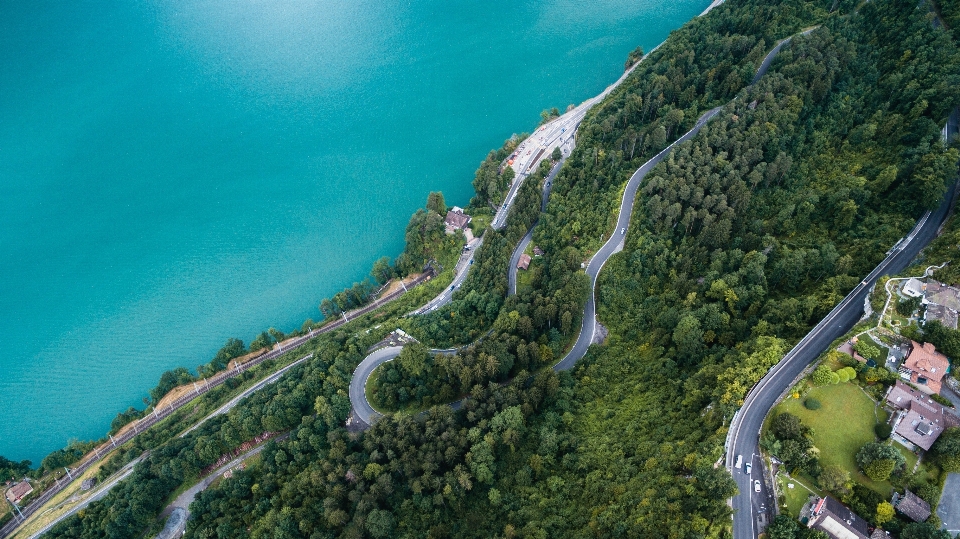 Landscape coast countryside high