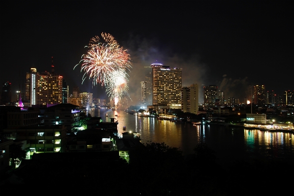 ライト 建築 スカイライン 夜 写真