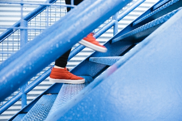 Wing staircase steps line Photo