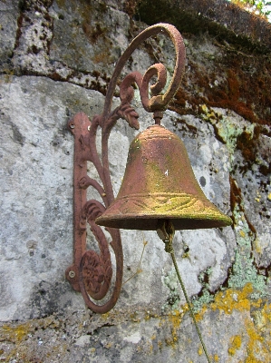 Wood old bell rust Photo