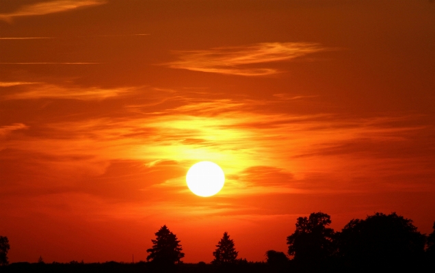 Horizon cloud sky sun Photo