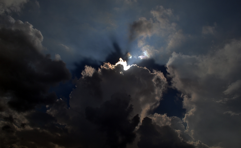 Luz nube cielo de sol