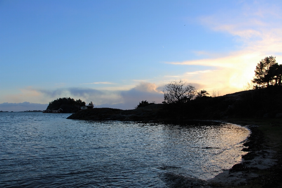 Beach landscape sea coast