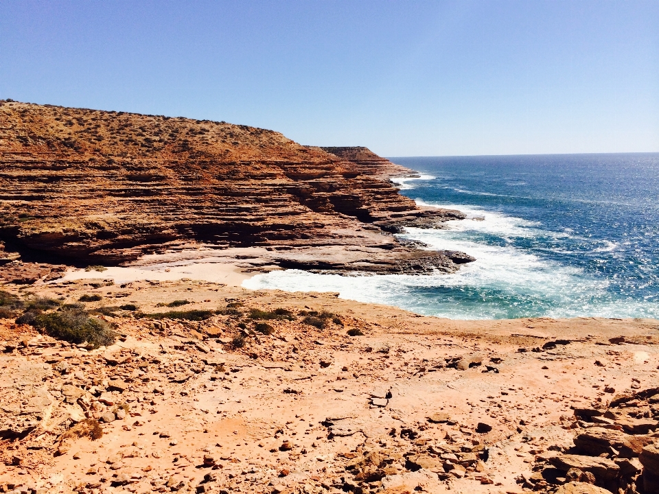 Praia paisagem mar costa