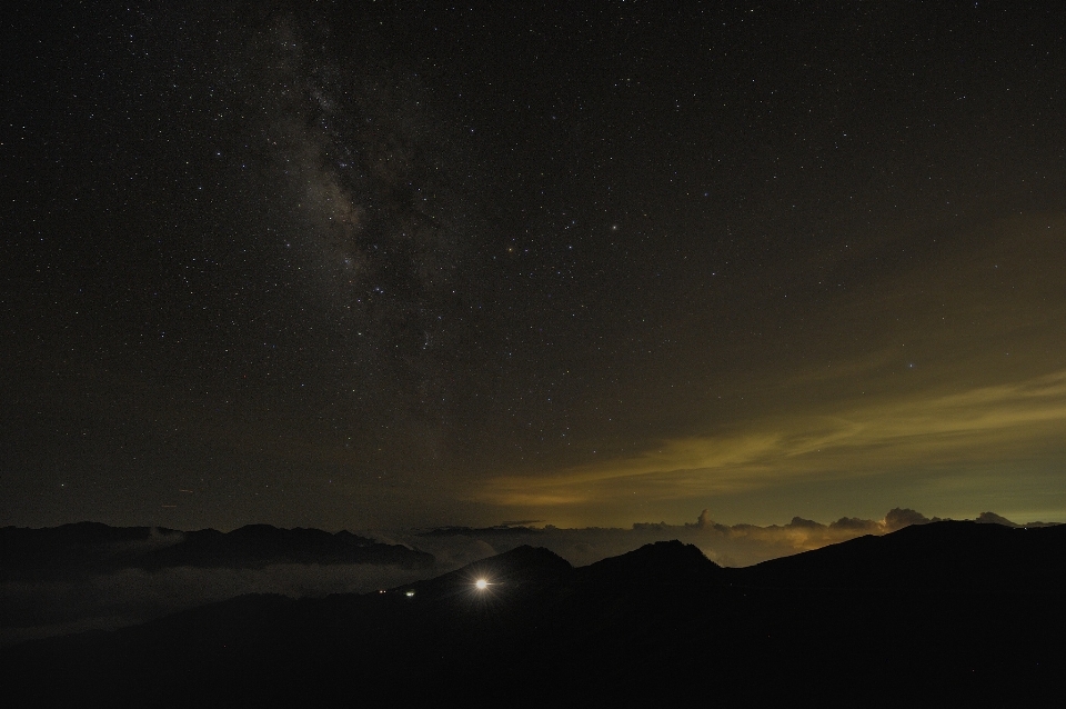 空 夜 星 夜明け