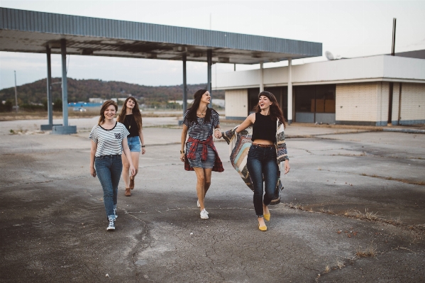 Group young fashion friendship Photo