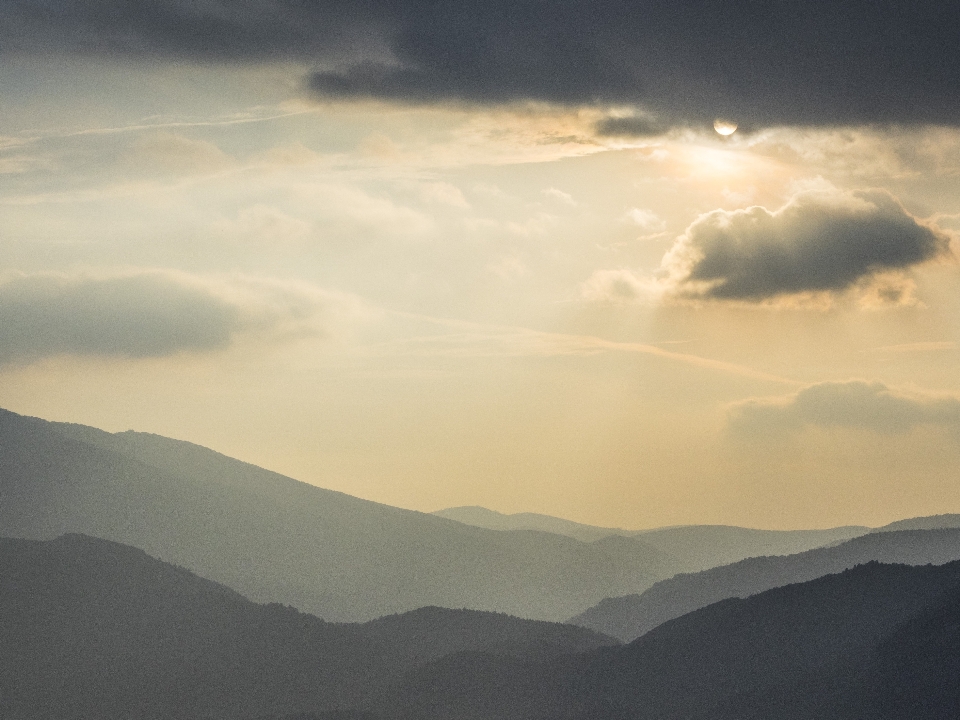 Paisagem natureza horizonte montanha