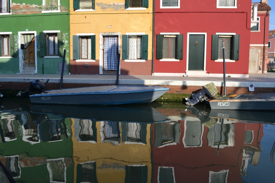 Agua arquitectura bote casa