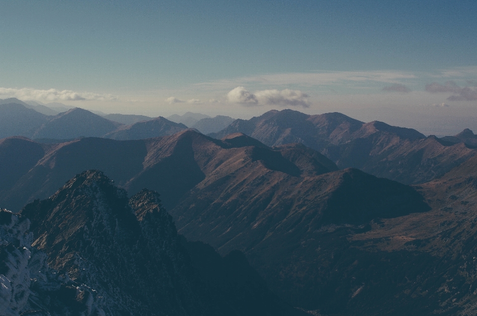 Paysage nature montagne nuage