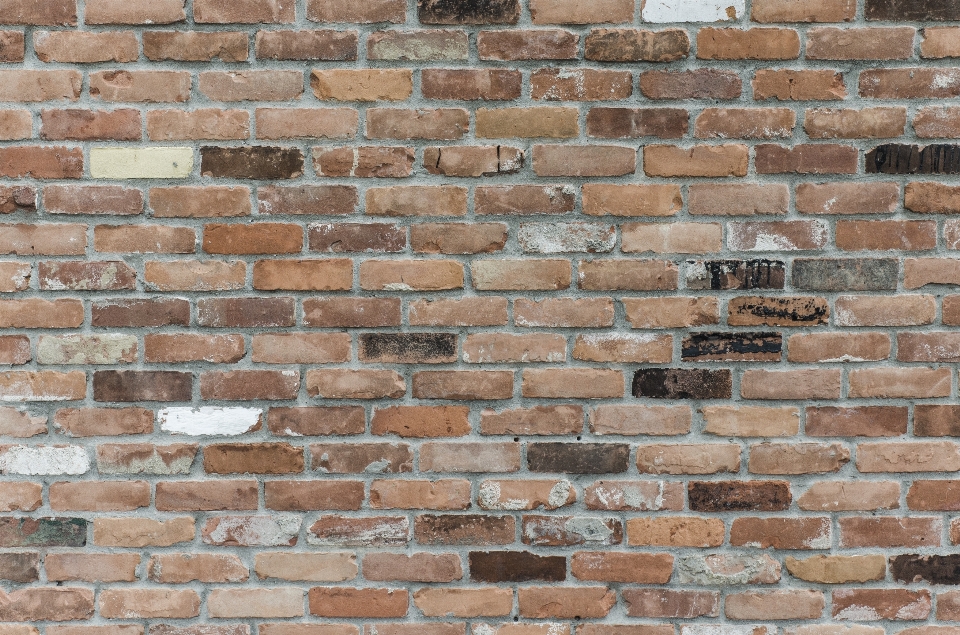 Wall red stone brick