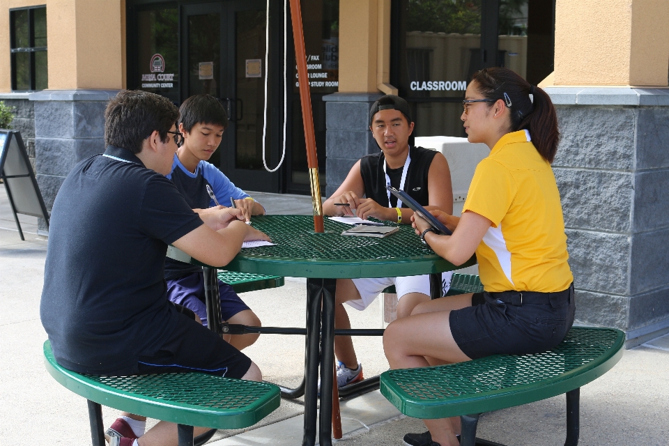 Group youth sitting student