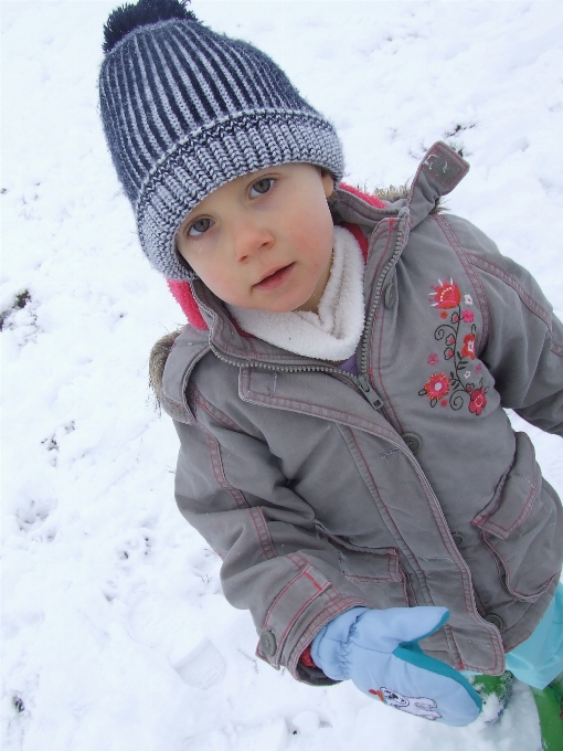 Schnee winter mädchen junge