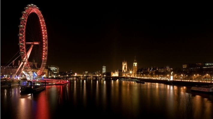 Architecture bridge skyline night Photo