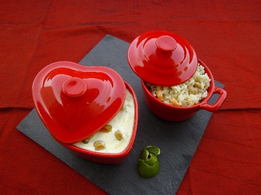 Photo Fleur tasse repas nourriture