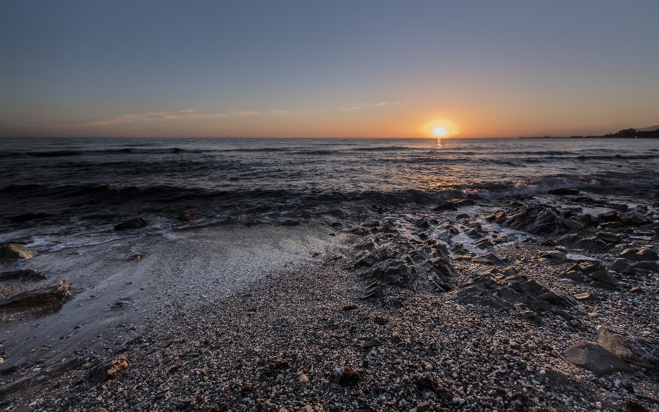 Plaża krajobraz morze wybrzeże