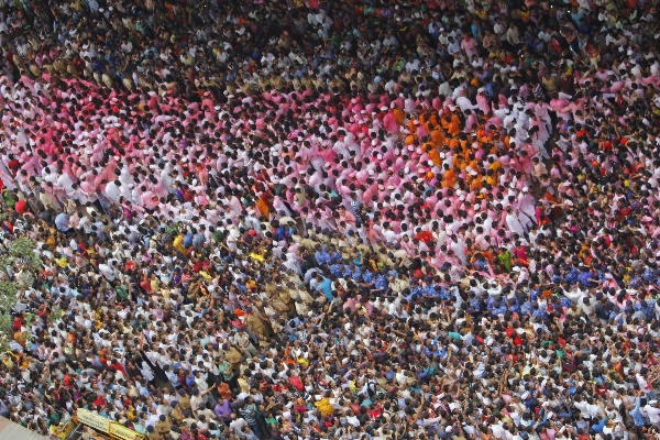 Foto Pessoas multidão celebração público