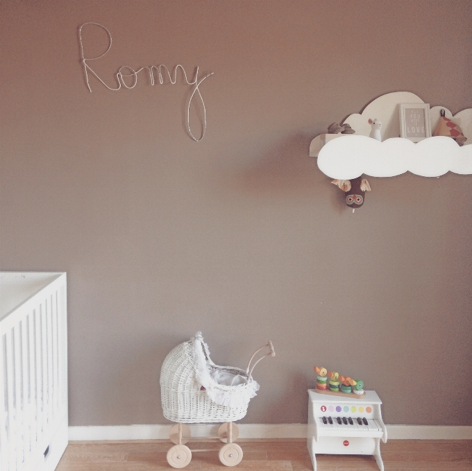 White wall ceiling piano