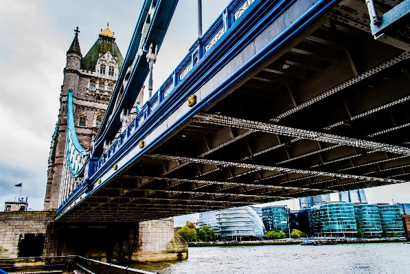 Architecture structure bridge cloudy Photo