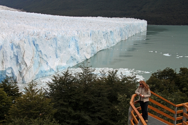 Cliff ice glacier scenery Photo