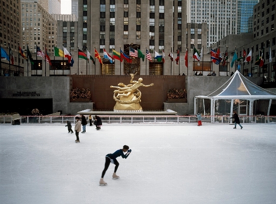 Kar kış mimari manhattan Fotoğraf